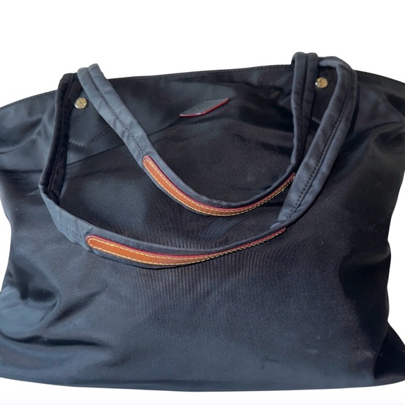 MZ Wallace Black Large SoHo Tote Bag Travel Luggage Sleeve - Picture 10 of 13